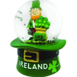 45Mm Lep Growing Shamrock W/Hat Base Waterball