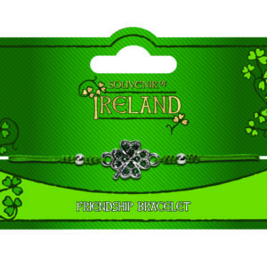 Friendship Bracelet With Clover Charm