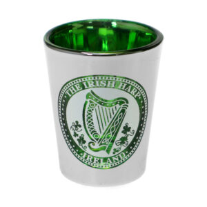 Silver/Green Electroplated Harp Shot Small.