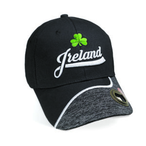 Ireland Script Cap With Opener Black