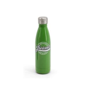 Ireland Light Green Script Metal Bottle New 2024