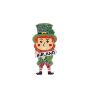 Leprechaun Crystal Magnet  New 2024