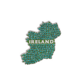 Ireland Map Crystal Magnet  New 2024
