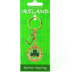 Shamrock Spinner Keyring