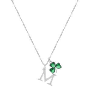 Trinity & Co. Initial Pendant M Silver (Bn07748) New 2024