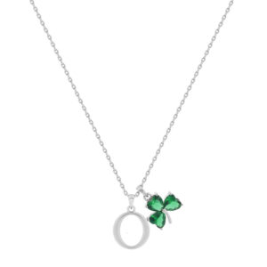 Trinity & Co. Initial Pendant O Silver (Bn06416) New 2024
