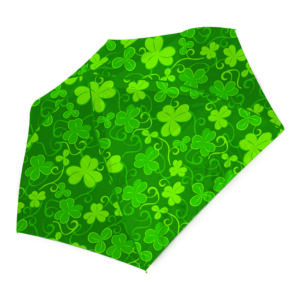 Green Ireland Shamrock Umbrella
