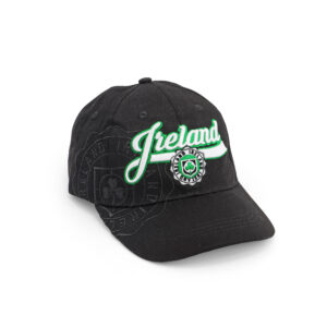 IRELAND CREST BLACK BASEBALL CAP NEW 2025