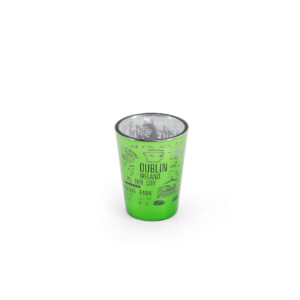 DUBLIN ICONS ELECTROPLATED SHOT GLASS GREEN NEW 2025
