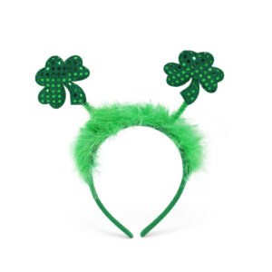 SHAMROCK & FEATHER BOPPER HEADBAND