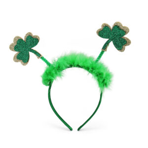 GOLD & GREEN SHAMROCK BOPPER HEADBAND