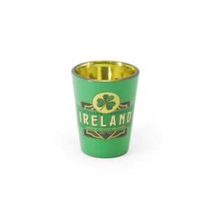 VINTAGE - IRELAND SHAMROCK GREEN SHOT GLASS NEW 2025