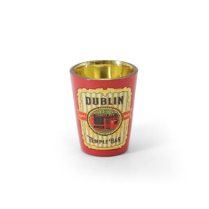 VINTAGE - DUBLIN TEMPLE BAR RED SHOT GLASS NEW 2025