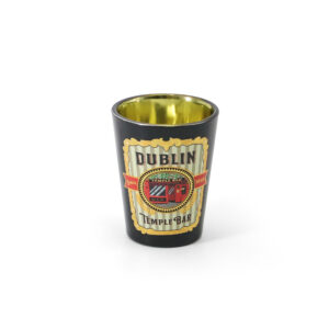VINTAGE - DUBLIN TEMPLE BAR BLACK SHOT GLASS NEW 2025
