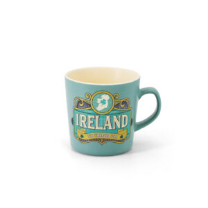 VINTAGE - IRELAND MAP TEAL MUG