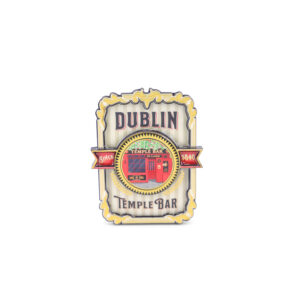 VINTAGE - DUBLIN STRIPES TEMPLE BAR MAGNET NEW 2025