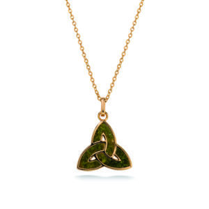 TRINITY & Co. MARBLE TRINITY KNOT PENDANT GOLD NEW 2025