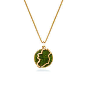 TRINITY & Co. MARBLE MAP PENDANT GOLD NEW 2025