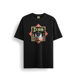 DUBLIN DIAMOND T-SHIRT BLACK - LARGE