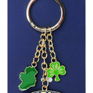 VINTAGE - DUBLIN EIRE CHARM KEYRING - NEW 2026