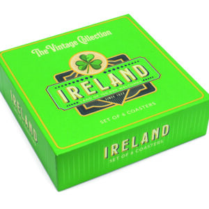 VINTAGE - IRELAND SET 6 COASTERS - NEW 2026