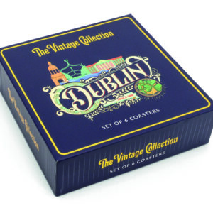 VINTAGE - DUBLIN SET 6 COASTERS - NEW 2026