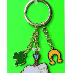 SHENANIGAN SHEEP 'DUBLINS FAIR CITY' KEYRING - NEW 2026