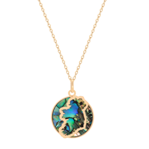 TRINITY - SHELL MAP PENDANT GOLD (BN12980)