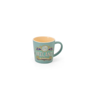 IRELAND 'EMERALD ISLE' GREEN VINTAGE ESPRESSO MUG - NEW 2026