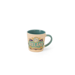 IRELAND 'EMERALD ISLE' CREAM VINTAGE ESPRESSO MUG - NEW 2026