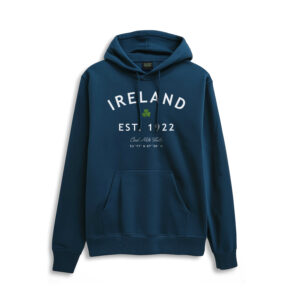 IRELAND SHAMROCK EST. 1922 NAVY HOODIE X LARGE