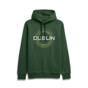 DUBLIN CIRCLE LOGO GREEN HOODIE SMALL